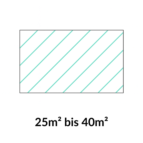 25-40m²