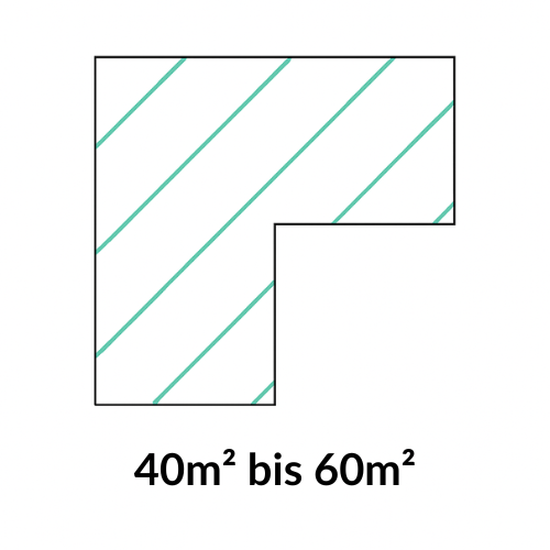 40-60m²
